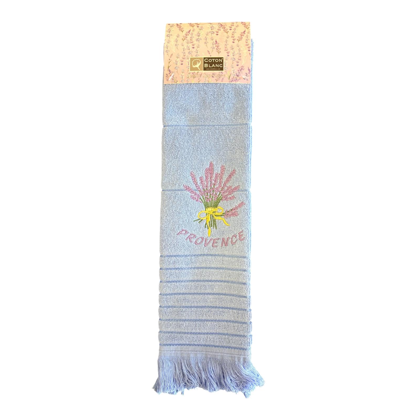 Asciugamani da cucina in spugna Collezione LAVANDE Coton Blanc