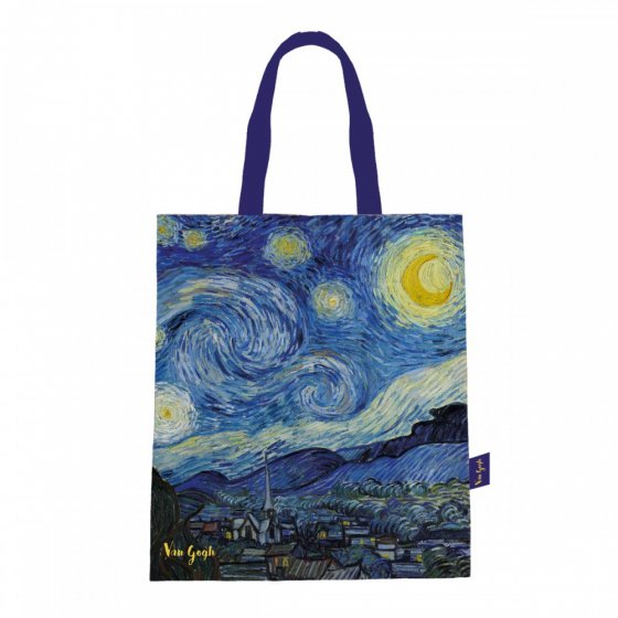 Shopper in cotone La Notte Stellata di Van Gogh