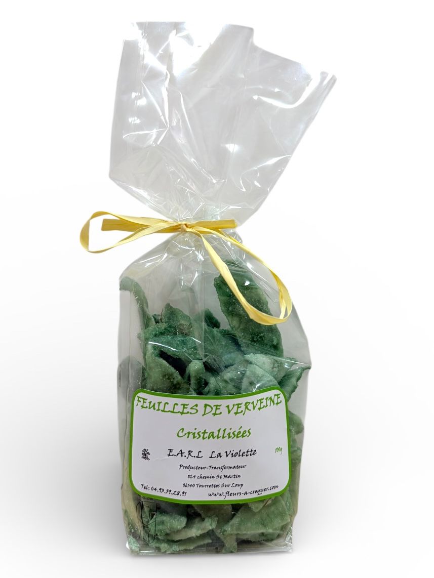 Fiori e Foglie cristallizzati con lo zucchero Specialità Provenzale
