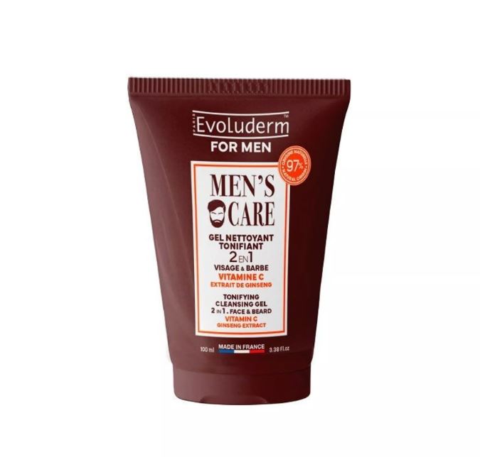 Gel Detergente Tonificante Uomo viso e barba Evoluderm