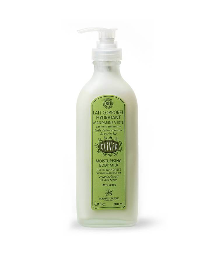Latte corpo idratante Bio Mandarino Verde Olivia