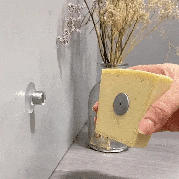 Portasapone in acciaio inox calamitato