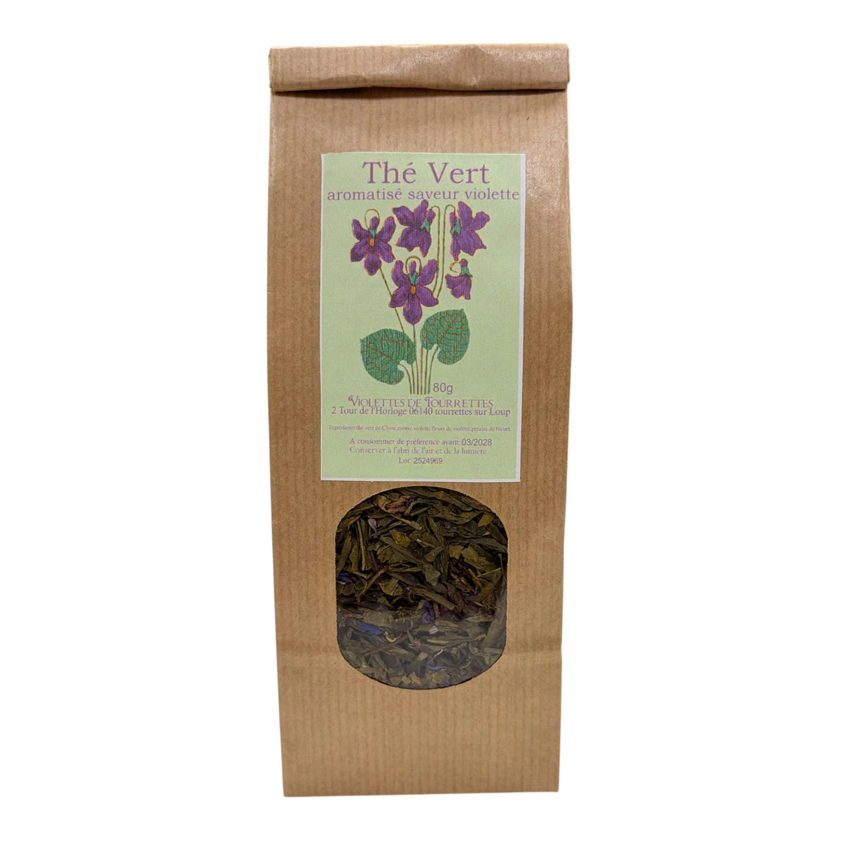 Thè Verde alla Violetta Les Violettes de Tourrettes