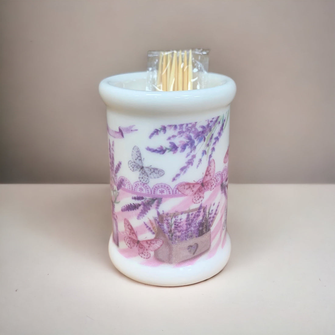 Porta stuzzicadenti decoro Lavanda