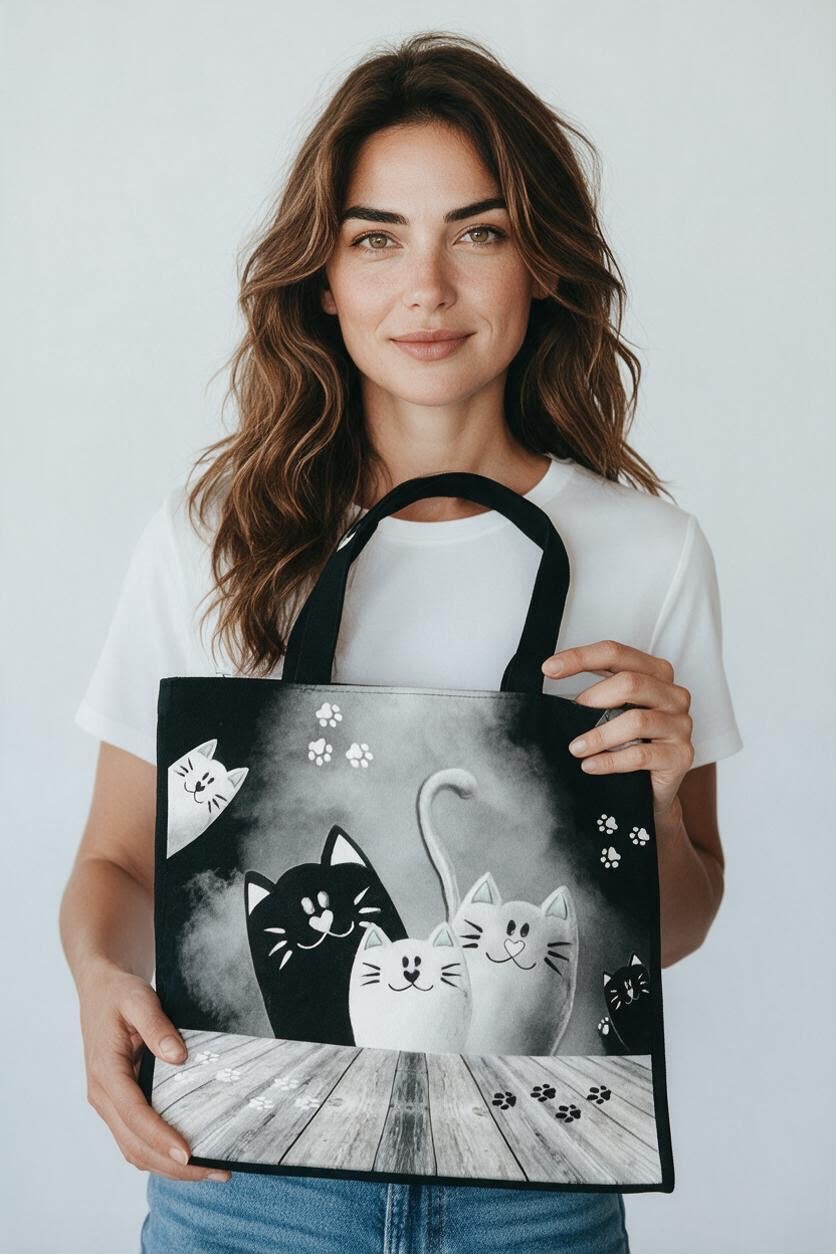Shopper Collezione Chat Terres et Couleurs