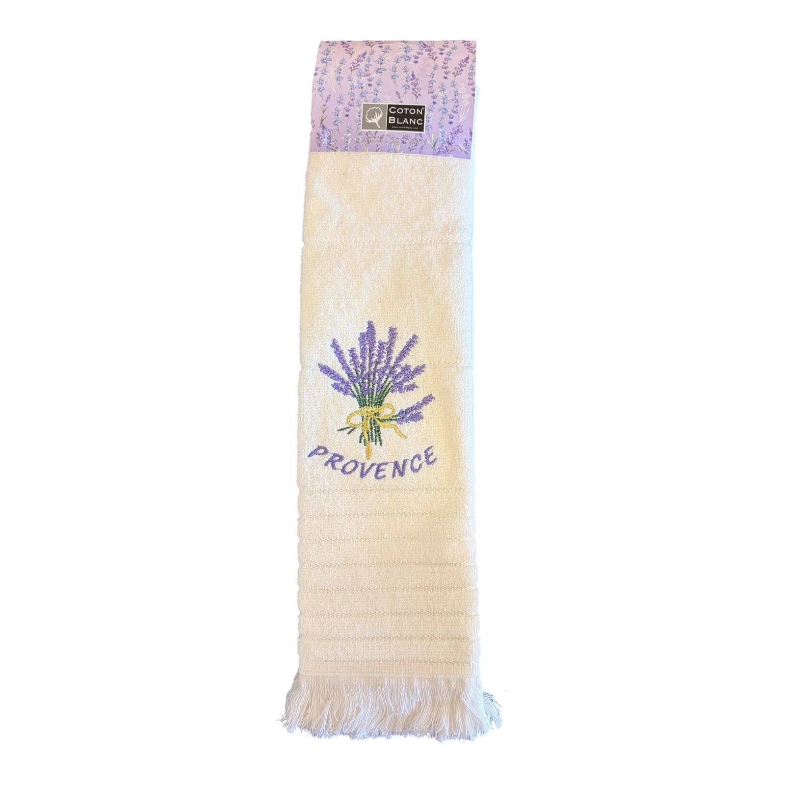 Asciugamani da cucina in spugna Collezione LAVANDE Coton Blanc