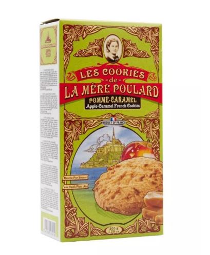 Biscotti alla mela caramellata La Mere Poulard scatola da 200 gr.