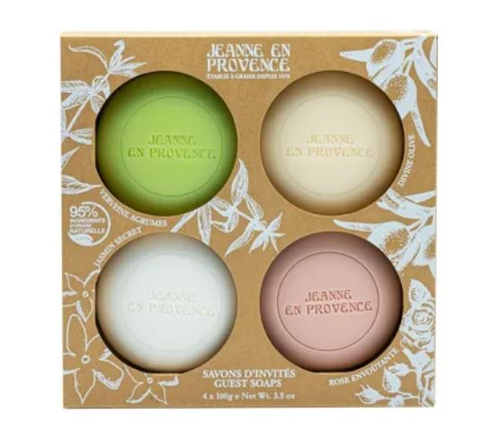 Cofanetto regalo 4 saponette Jeanne en Provence