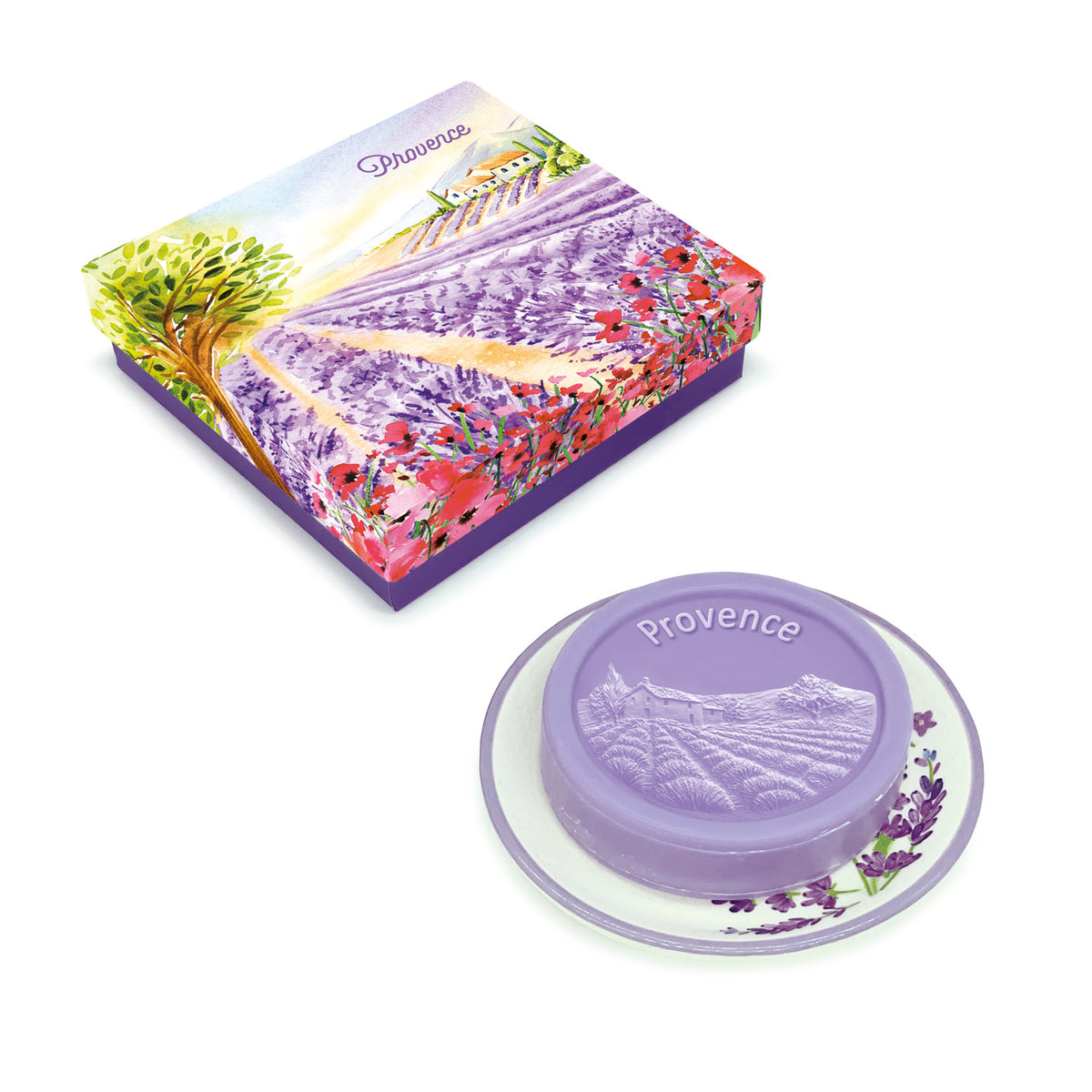 Cofanetto porta sapone e saponetta PROVENCE