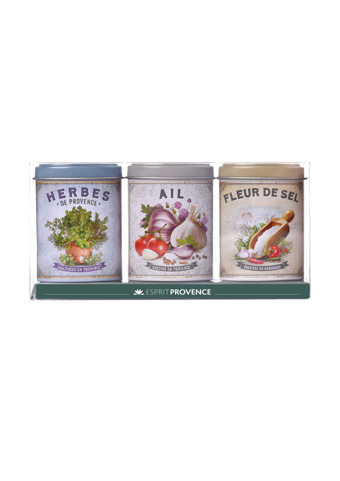 Cofanetto tra Terra e Mare Erbe di Provenza Aglio e Fleur de Sel