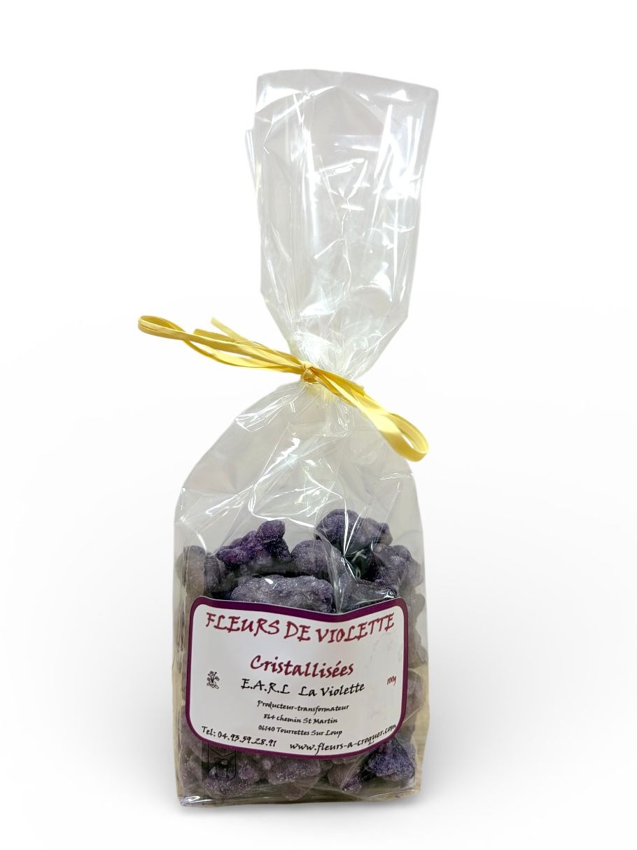 Fiori e Foglie cristallizzati con lo zucchero Specialità Provenzale
