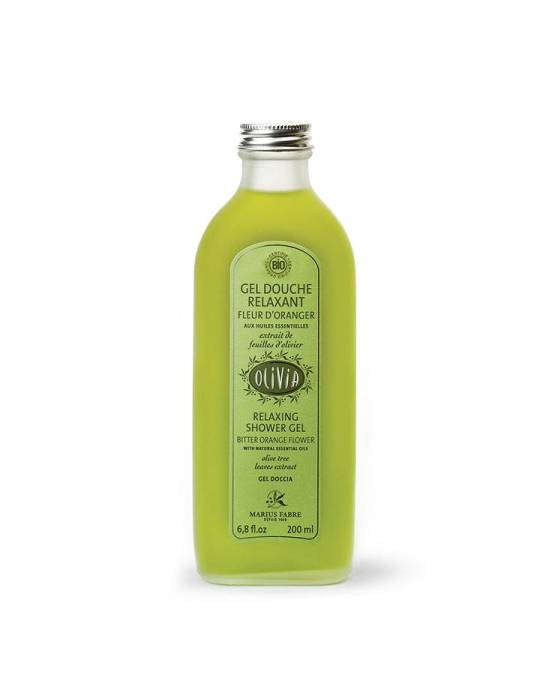 Gel doccia rilassante biologico Olivia a base di olio d&