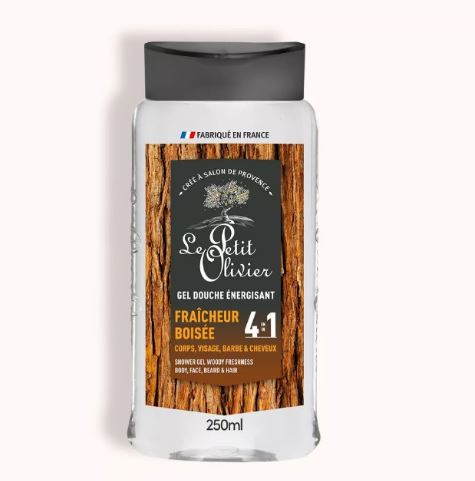 Gel Doccia Uomo 4 in 1 Energizzante  Freschezza Legnosa