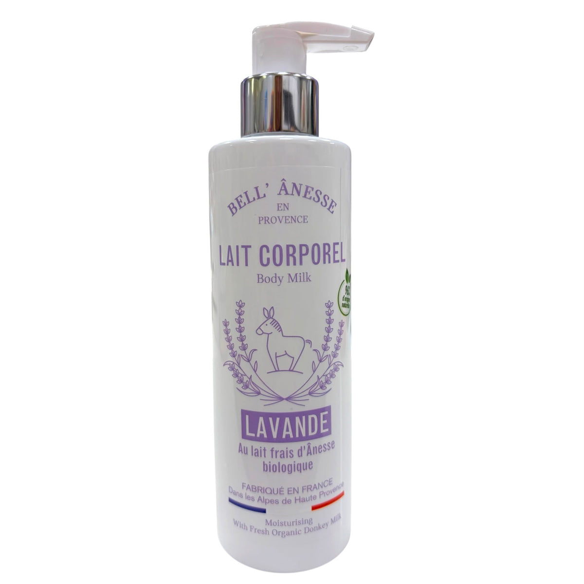Lavender body milk with organic donkey milk