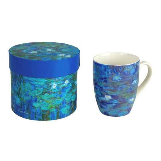 Mug Le Ninfee di Claude Monet con scatola decorata