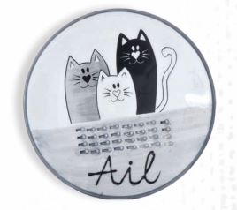 Piattino Gratta aglio Collezione Chat