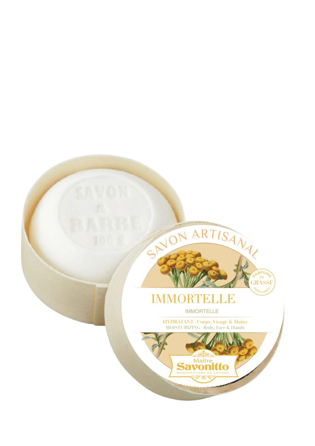 Saponi naturali con fragranze di Grasse in scatole di legno Maitre Savonitto