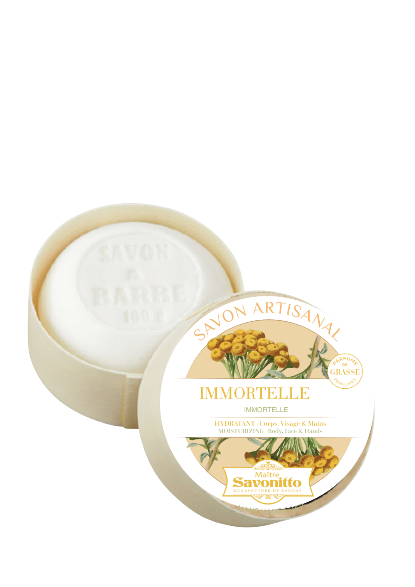 Saponi naturali con fragranze di Grasse in scatole di legno Maitre Savonitto