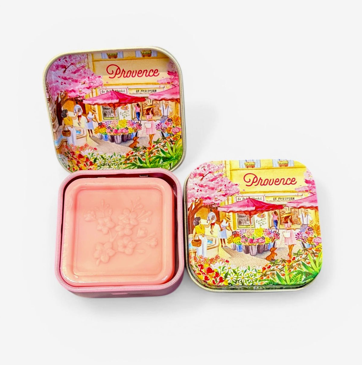 Sapone ospiti in scatoletta di latta Esprit Provence