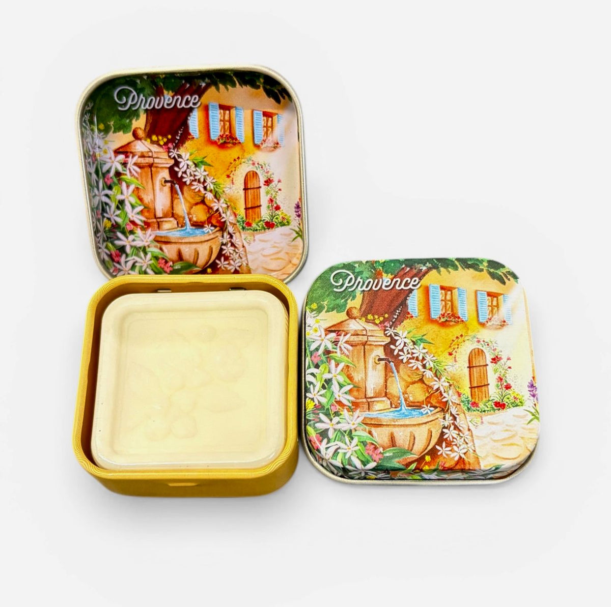 Sapone ospiti in scatoletta di latta Esprit Provence