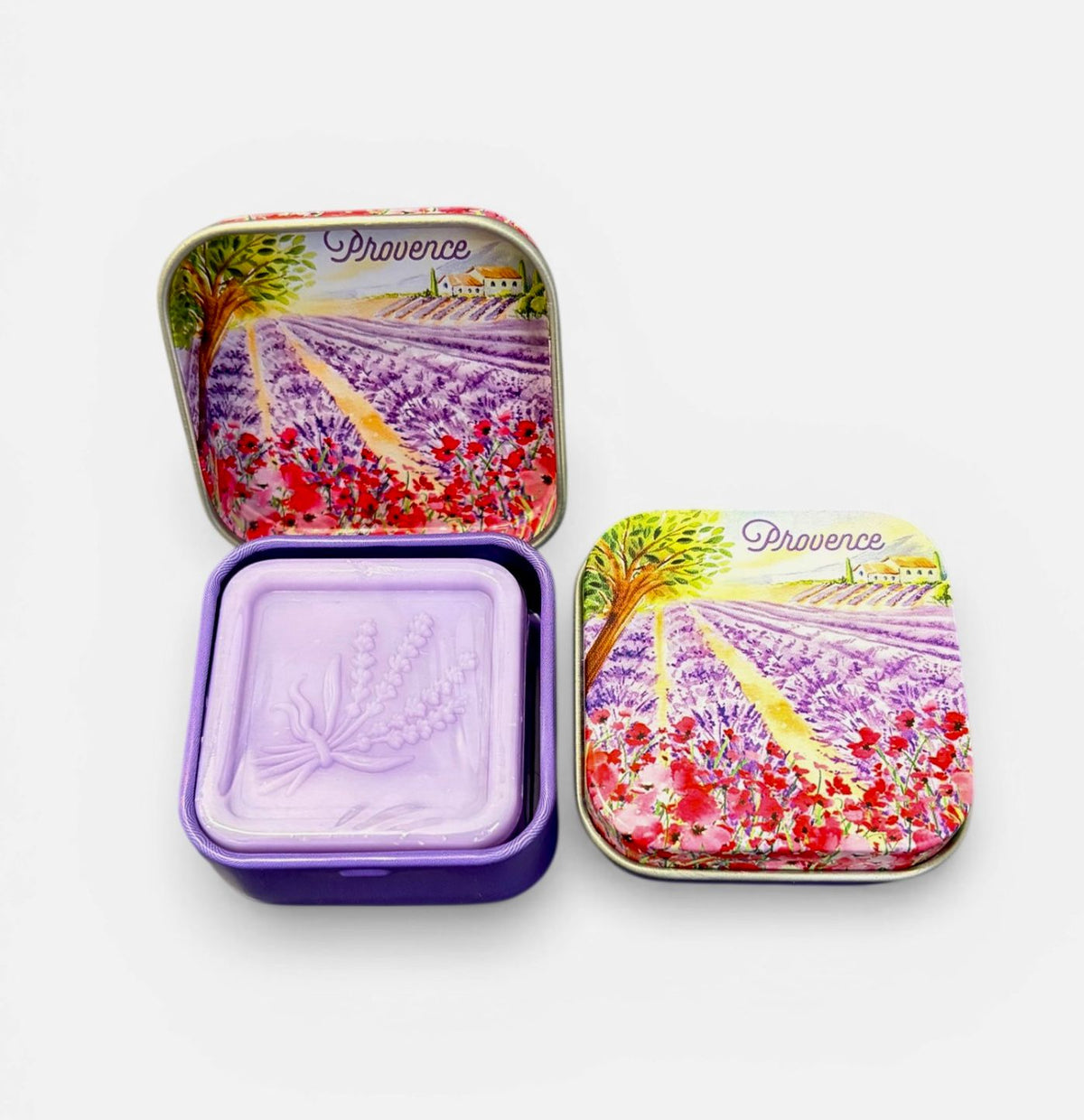 Sapone ospiti in scatoletta di latta Esprit Provence