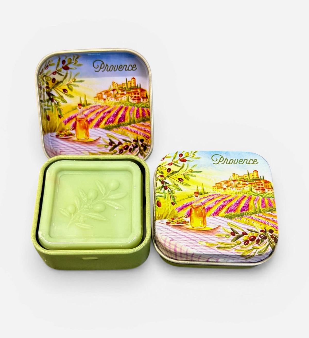 Sapone ospiti in scatoletta di latta Esprit Provence