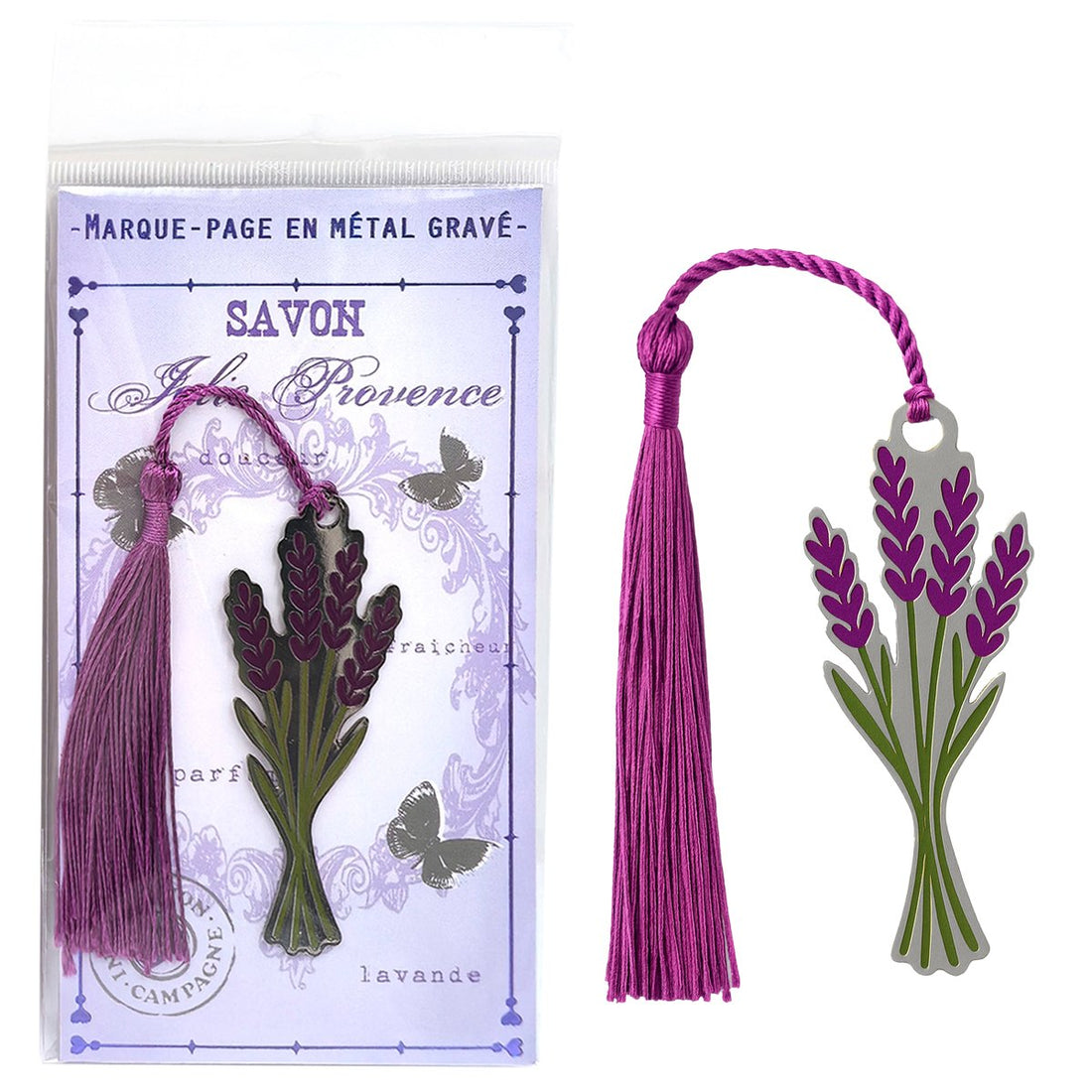 Segnalibri in metallo Enesco France Collezione Lavanda