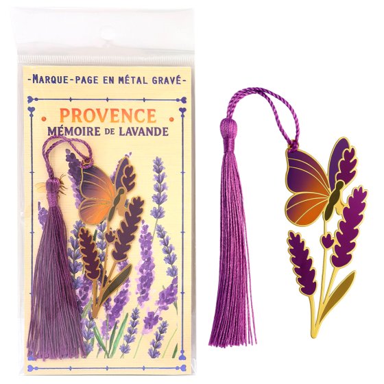 Segnalibri in metallo Enesco France Collezione Lavanda