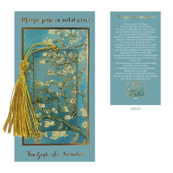 Segnalibri in metallo Enesco France Collezione Van Gogh