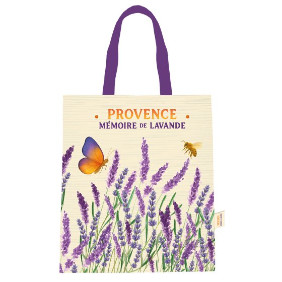 Shopper in cotone Lavande Aquerelle Enesco