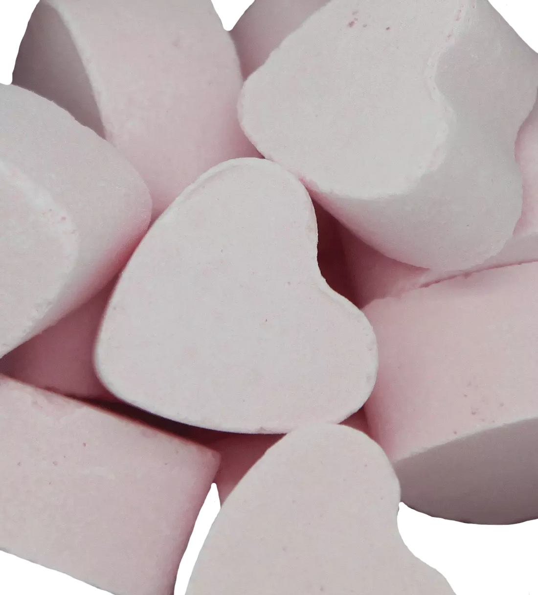 Cuoricini effervescenti da bagno