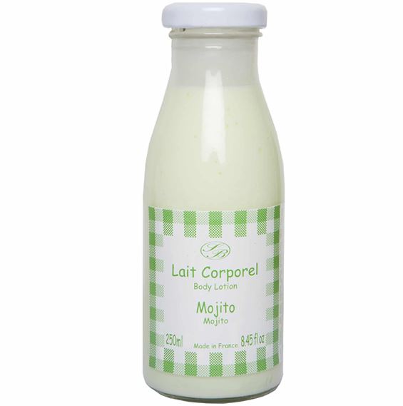 Latte corpo in bottiglia al Moijto Savonnerie de Bormes