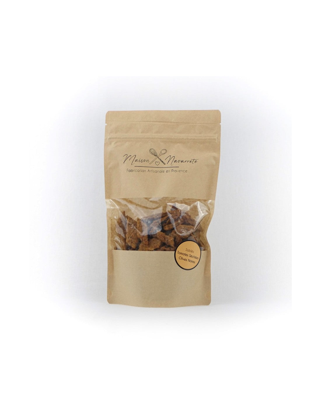 Sablé dried tomatoes and olives
