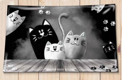 Chat glass tray